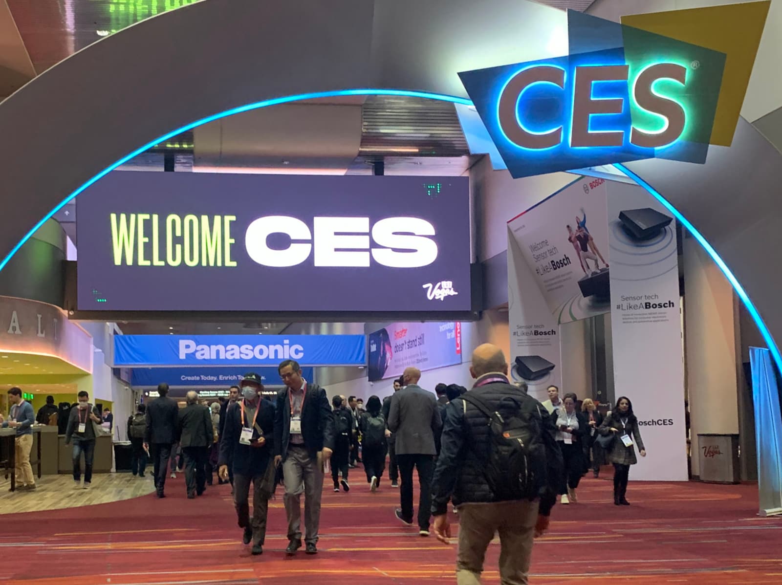 Welcome to CES sign